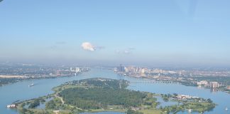 Belle Isle aerial