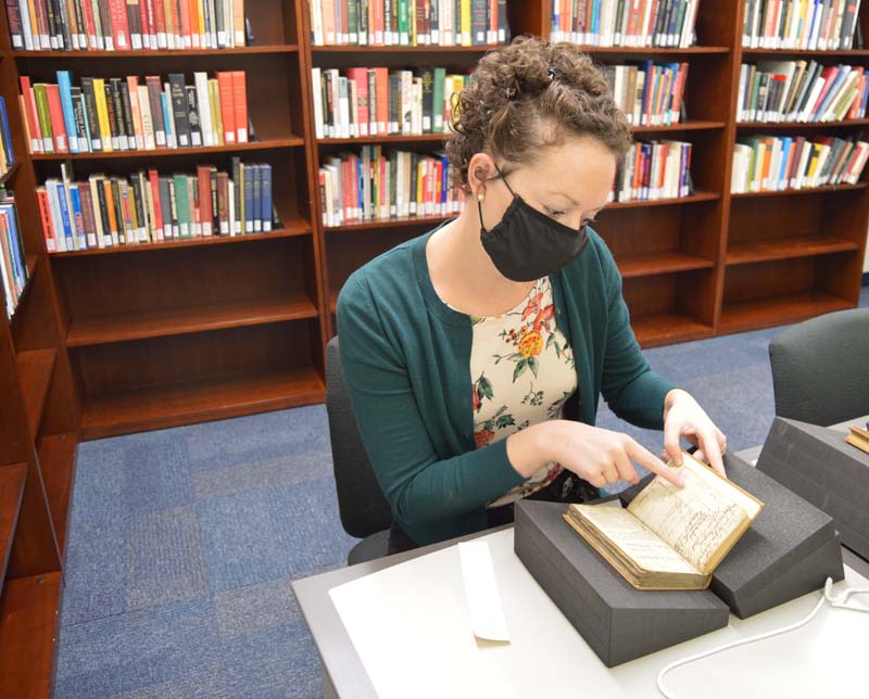 rare books librarian emily spunaugle