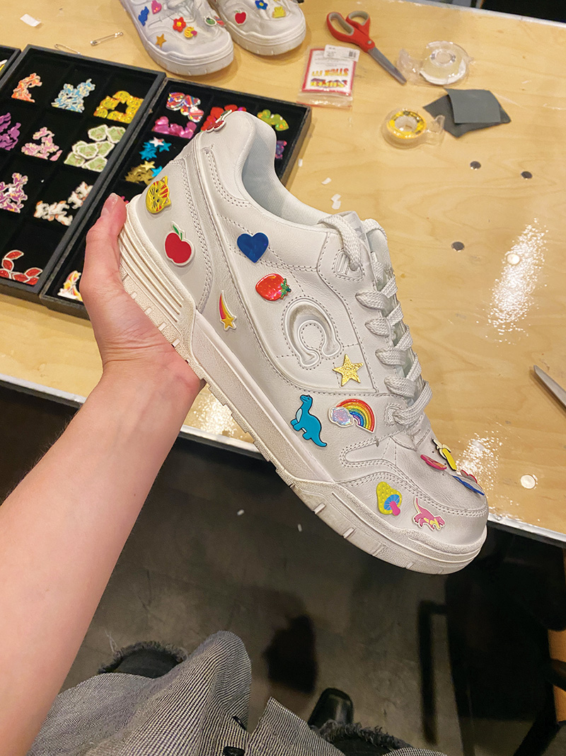 Ava Kaloustian’s sneaker project during her time at Coach. She now works at Tory Burch.