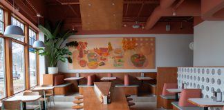 interior of Lola's Taco Bar in Grosse Pointe Woods