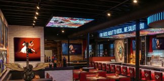 A rendering of the first level of Rock & Brews, set to open this spring in downtown Royal Oak.