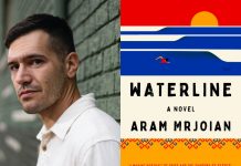 Aram Mrjoian on Navigating Armenian History in His Debut Novel ‘Waterline’ Press photo of Aram Mrjoian; cover of the book 'Waterline'