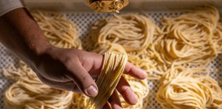 Fifty years later, Café Cortina's pasta is still handmade every day.
