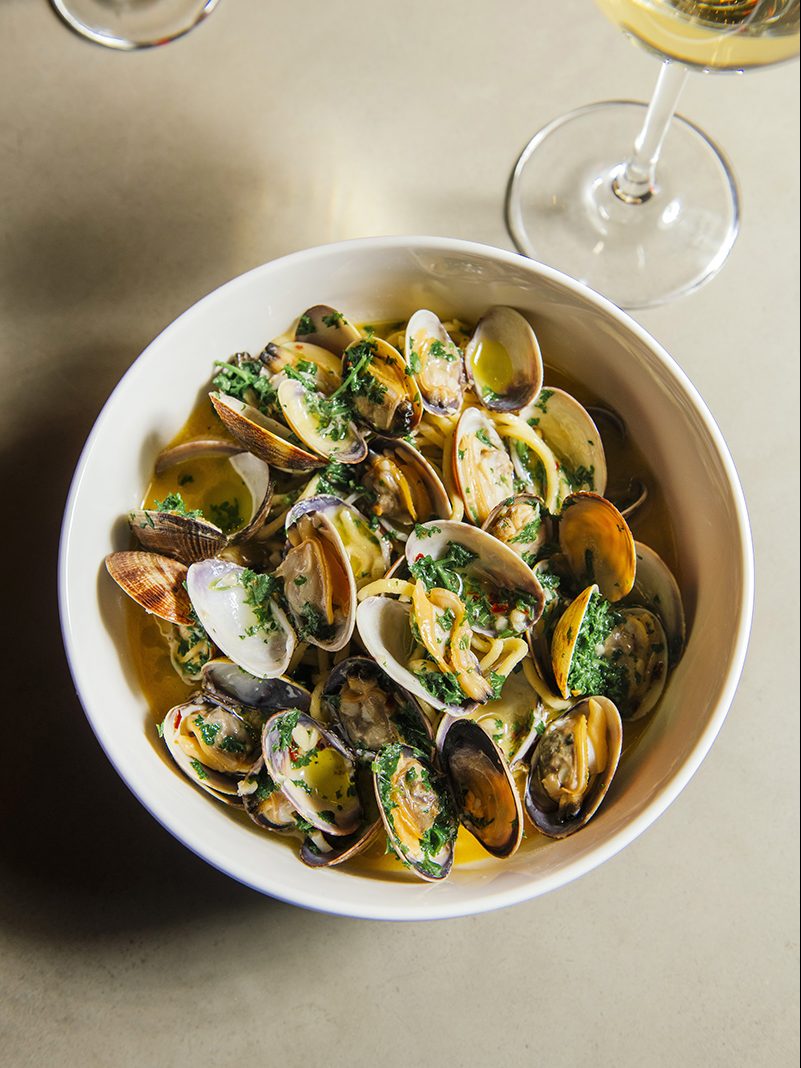 Linguine and Clams at Mabel Gray