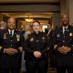 Southfield Police: Chief Elvin Barren, Lt. Teresa Young, Deputy Chief Aaron Huguley