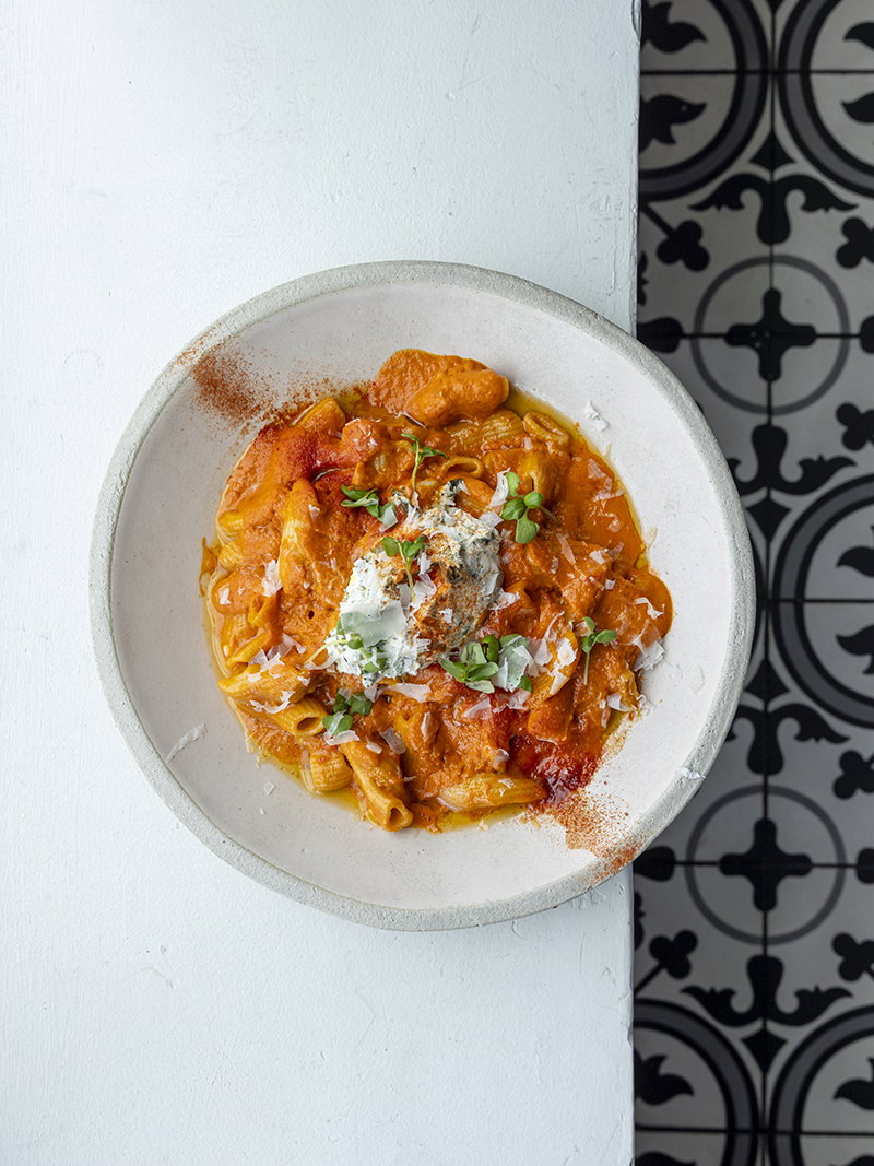 Spicy Rigatoni at Tiliani