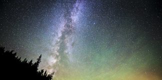 Dark summer sky at Isle Royale National Park