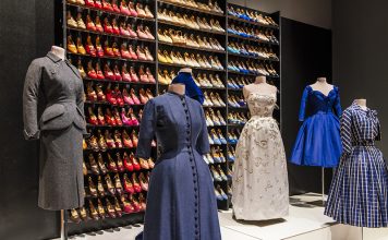 ‘Fabric of America’ Exhibit Examines Fashion’s Evolution and History This part of the exhibition explores the personal style of Elizabeth Parke Firestone, the mother of Martha Firestone Ford.