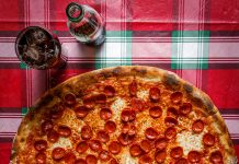 Pepperoni pizza from Amelia Street Pizza Co.