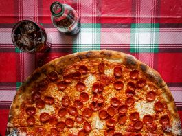 Hour Detroit’s Best New Casual Eateries 2026 Pepperoni pizza from Amelia Street Pizza Co.