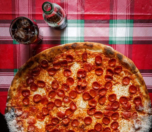 Pepperoni pizza from Amelia Street Pizza Co.