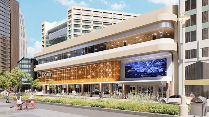 Cosm Detroit_SE_View Rendering of Cosm Detroit