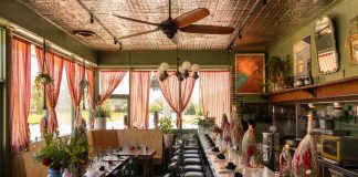Interior of Rose's in Detroit