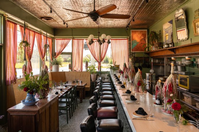 Interior of Rose's in Detroit