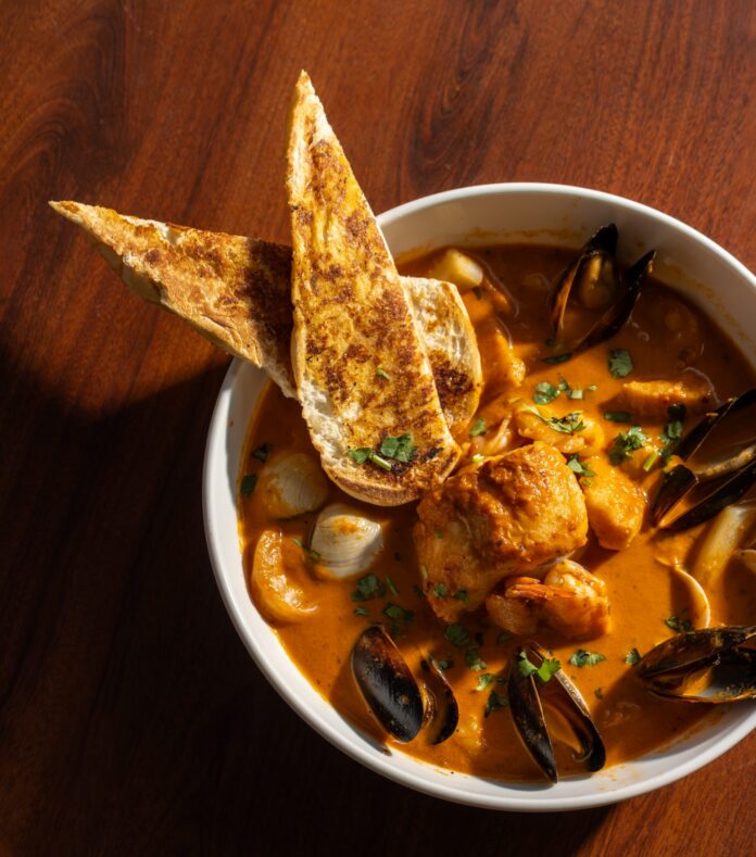 HOUR BEST NEW0174 Cazuela de mariscos at Tacos Buey in Detroit.