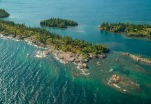 Tips for Exploring Isle Royale, Michigan’s Only National Park The aerial view of Scoville Point at Isle Royale.