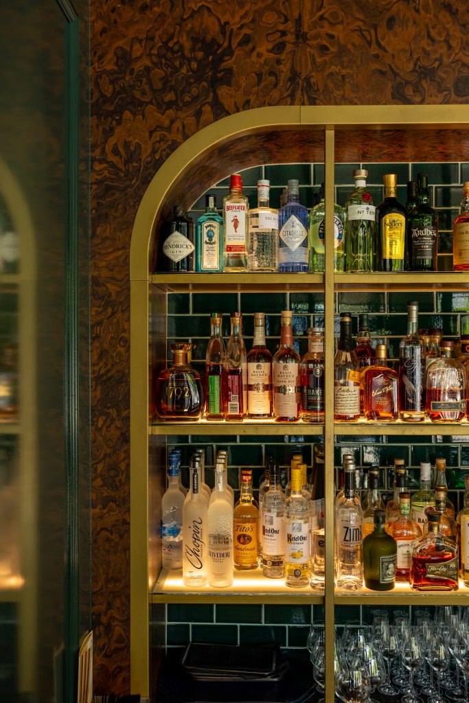 Bar inside Wilder's in Birmingham.