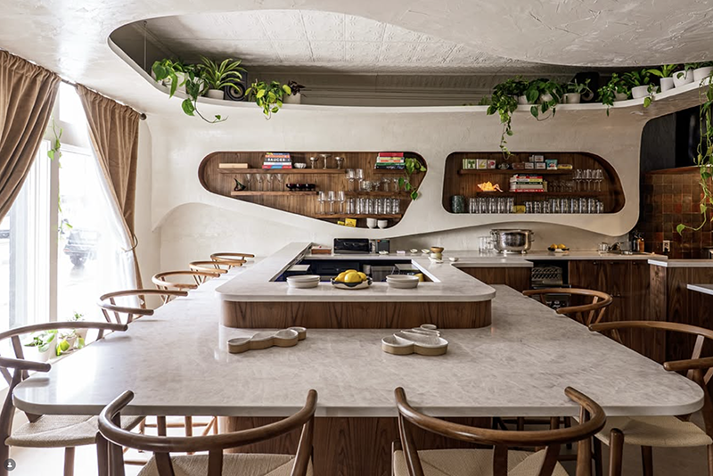 Interior of Umbo in Traverse City, Michigan
