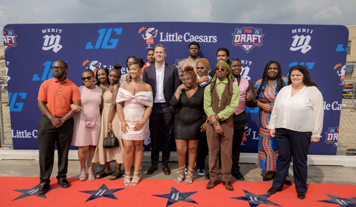 Jared Goff with the FATE Draft Day Graduates