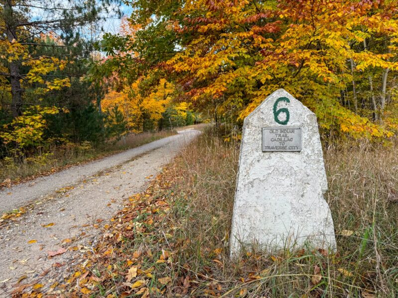 Old Indian Trail, which runs from Cadillac to Traverse City
