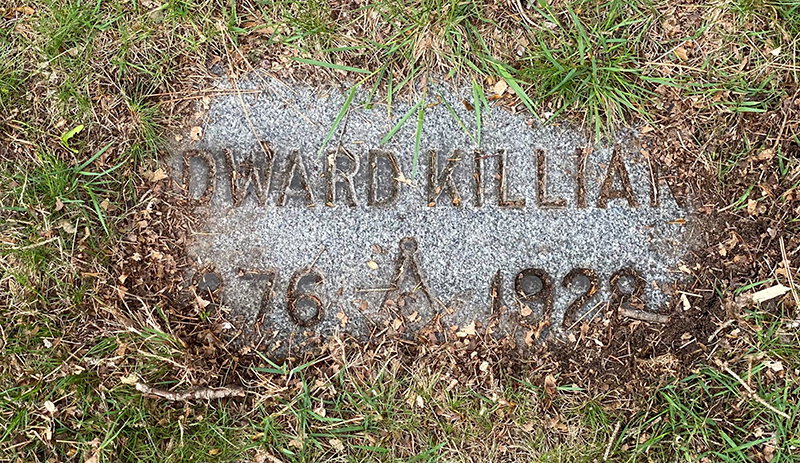 Grave of Edward Killian