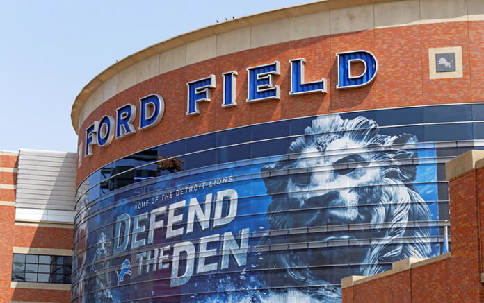 Ford Field located in Detroit, Michigan.
