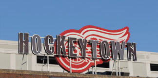 Hockeytown Cafe in downtown Detroit.