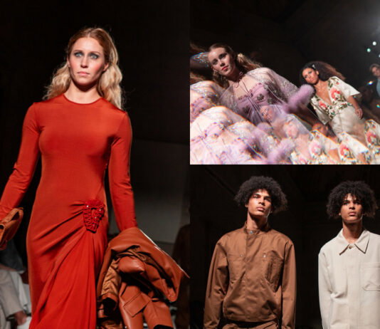 Standout Style at Fash Bash 2026 Models showcased designs by Ralph Lauren, Silvia Tcherassi, Helmut Lang, Stella McCartney, Dolce & Gabbana, Valentino, Tom Ford, and more on the DIA runway.