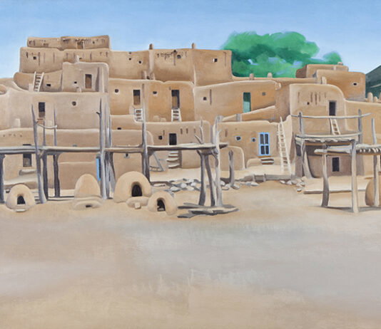 ‘Georgia O’Keeffe: Architecture’ Opens at the Detroit Institute of Arts Georgia O'Keeffe, Taos Pueblo, 1929/1934. Collection of the Eiteljorg Museum of American Indians and Western Art, Indianapolis.