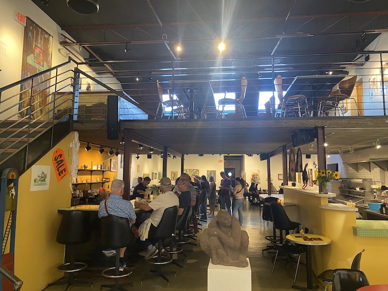 Interior of the Cass Cafe