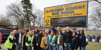 JRLA students and staff volunteer with Forgotten Harvest weekly, distributing food boxes to the community.