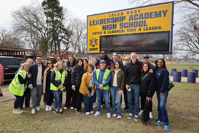 IMG_2409 JRLA students and staff volunteer with Forgotten Harvest weekly, distributing food boxes to the community.
