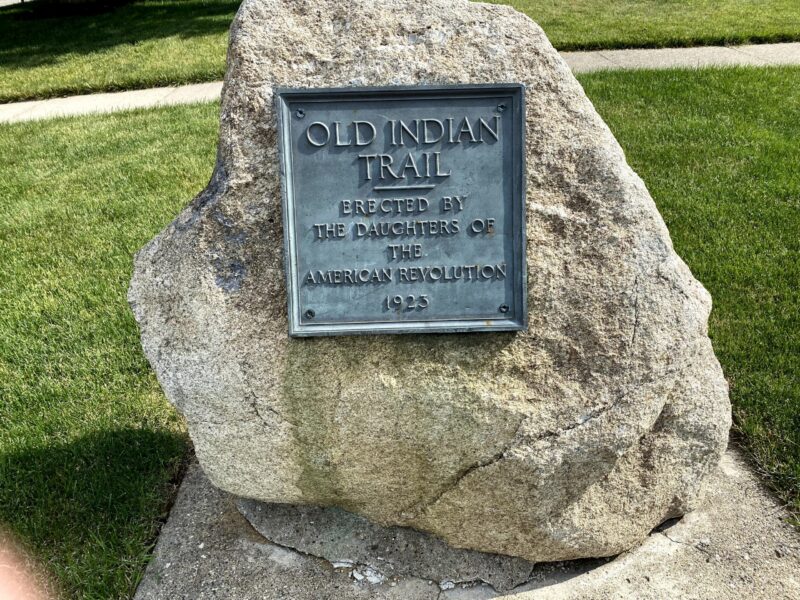 This marker is located on West Grand River Road and Prospect Street in Howell.
