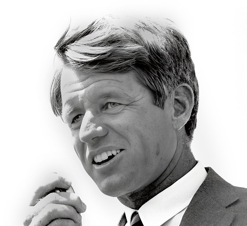 Robert F. Kennedy during his 1968 presidential campaign.