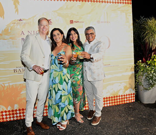 Tom and Natasha Thomas, Shweta and Akshay Shah