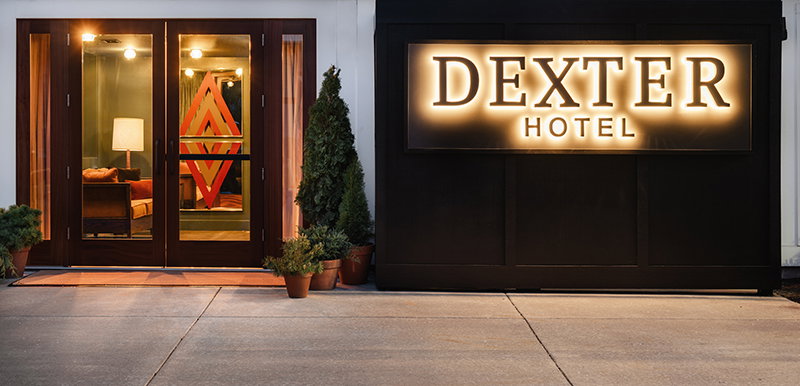 Exterior of the Dexter Hotel