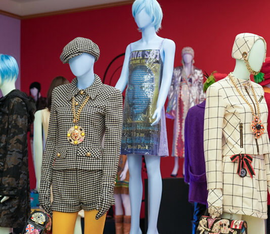 Display from "The World of Anna Sui"