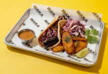 5 New Metro Detroit Restaurants that Opened in Fall 2026 Chapati eggplant wrap at Waka, a metro Detroit restaurant that opened in Fall 2026