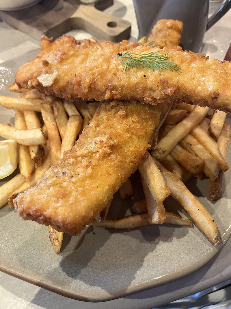 fish and chips at NOMAD